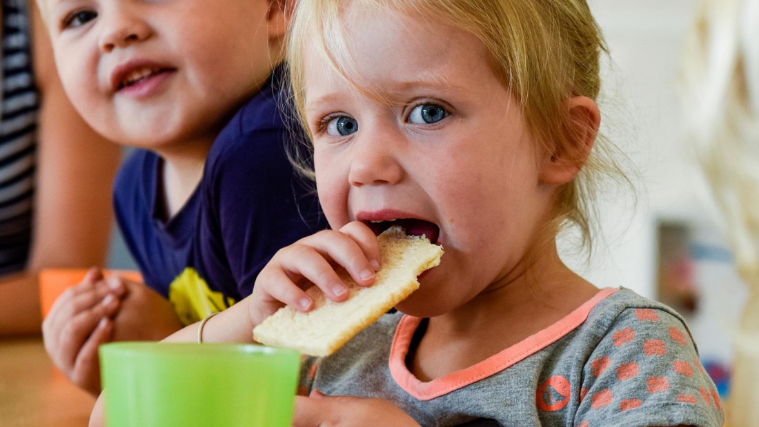 Hoera kindercentra-Peuters aan tafel